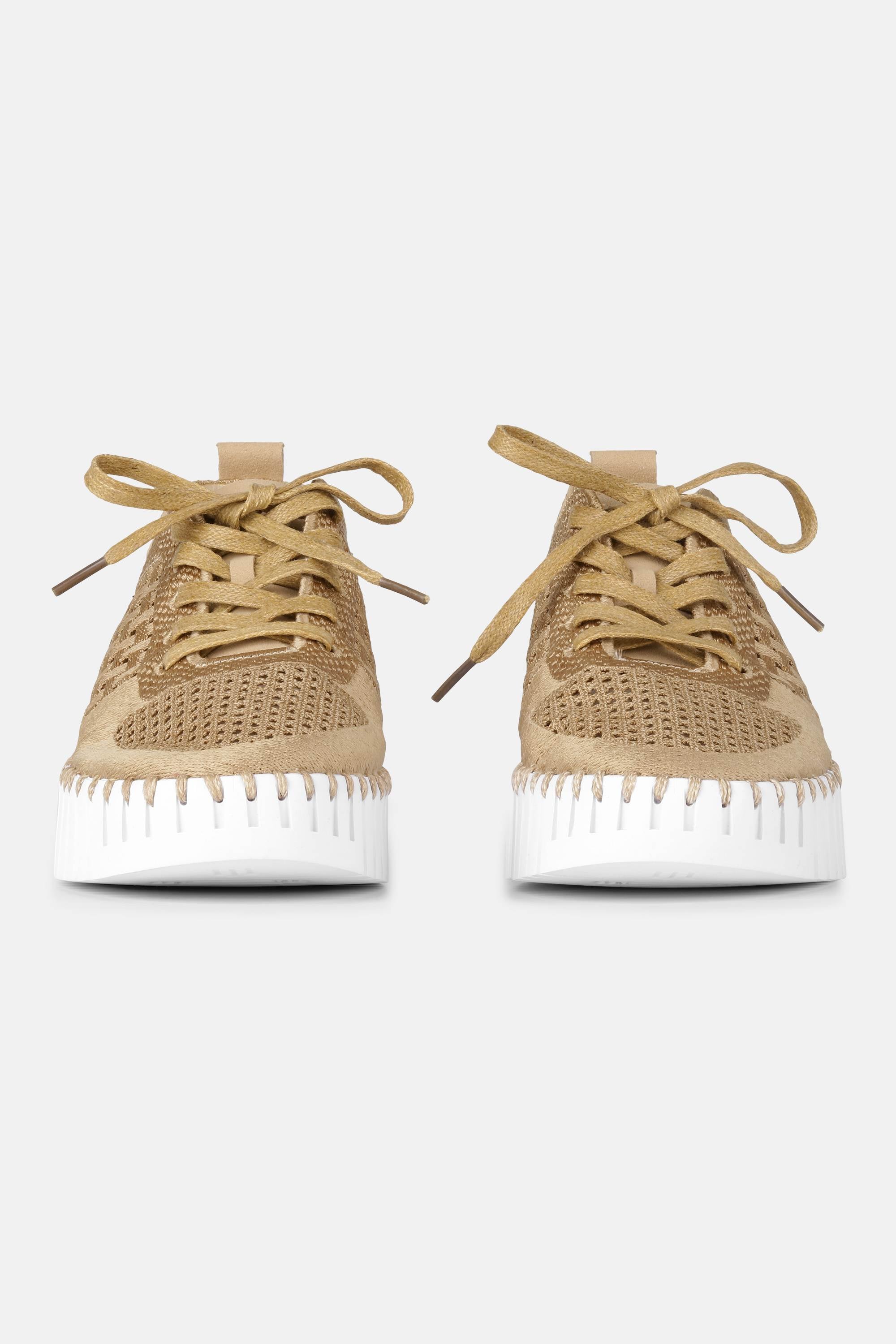 Tulip Slipper Mit Schnürung - Latte White